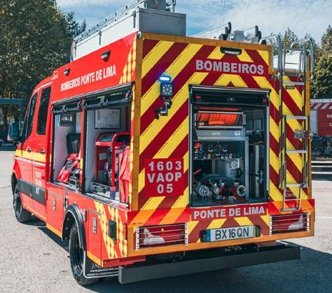 Brandweerwagen van AB Technics en Jacinto Brandweerwagen van AB Technics en Jacinto